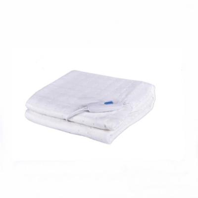 China 100% Heating Blanket Electric Washable Overheating Overheating Bed Warmer Custom Sale Polyester Warm Heating Double Under Blankets for sale