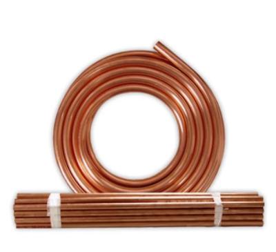 China Professional air condition or chiller supplier copper coil coated steel tube applied for hydraulic system industries in China for sale