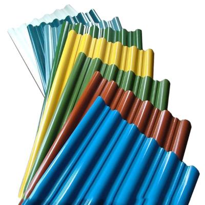 China Roof Sheet Price Ridge Tile Cheap Galvanized Metal Color Roof Tiles Prices for sale