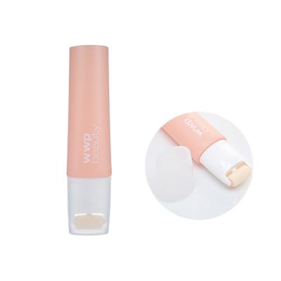 China Cosmetic Skin Care Packaging Plastic Squeeze PE Tube Sponge Roller Massager Applicator Tube for sale