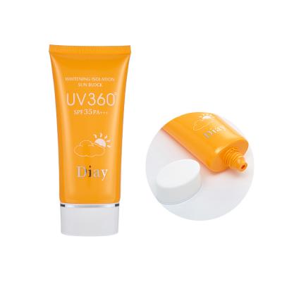 China Skin Care Oval Flat Tubes Sunscreen Cream Packaging Eco Friendly UV Printing Cosmetic Tubes for sale