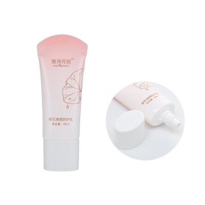 China Skin Care Packaging OEM BPA Free Soft Flat Screw On Empty Custom Top Packing Plastic Cosmetic Tube for sale