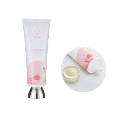 China Luxury Custom Facial Cosmetic Packaging 120g Skin Care Detergent Cosmetic Cream Tube For Face Wash for sale