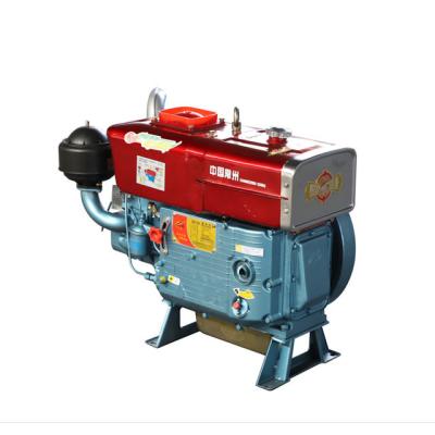 China Custom Water Cooled Factory Water Pump Diesel Engine 1 Cylinder Dieselmotor 15Hp Diesel Engine for sale