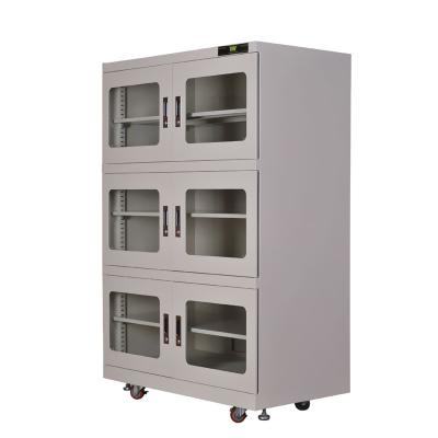 China Steel.tempered Cabinet 40L Glass Dry Electronic Humidistat Automatic Control Dry Box Semiconductor Dehumidifier for sale