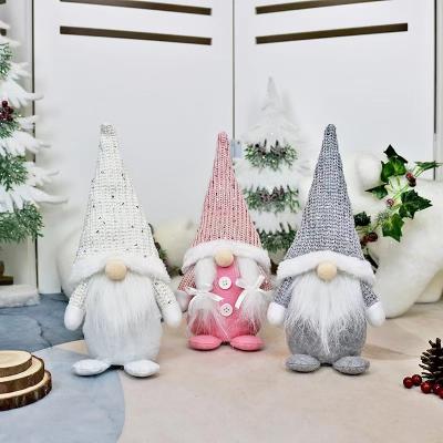 China Lovely gift ornaments to add the atmosphere Santa Gnome Plush Doll Santa Claus Plush Elf Toy Faceless Santa Doll Window Decoration Christmas party decorations for sale