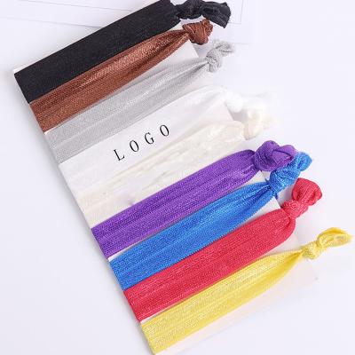 China European and American style elastic knot ribbon hair band for sale