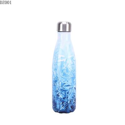 China PORTABLE 500ml Coke Flask Shape Bottle Stainless Steel Gorgeous Double-Layer Electroplating Thermo Vacuum Insulated Cup For Tea For Chris for sale