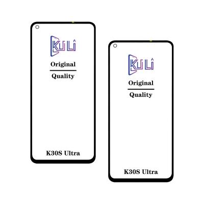 China Factory Price Touch Screen Lens External Glass Screen Repair KULI Original Front Digitizer Replacement Mobile Phone With OCA For Redmi K30S K30S Ultra for sale