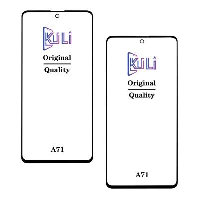 China Original Factory Price Quality Repair KULI Mobile Phone Screen Front Digitizer Replacement Touch Screen External Lens Glass Screen With OCA For Samsung A71 for sale