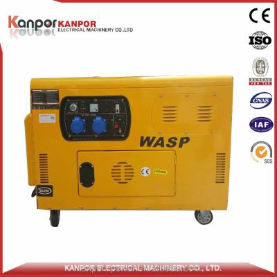 China ISO9001 3.42-21.6A 3kw portable small diesel generator with CE&ISO&BV KP3500DX for sale