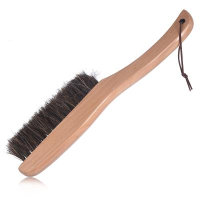 China COZIHOME Eco-Friendly Hot Selling Premium Quality Sustainable Horse Hair Soft Wooden Bristle Bed Cloth Carpet Sofa Cleaning Brushes for sale