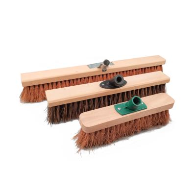 China Broom Parts Attachment Cleaning Brush Eco Soft Wooden Broom Head for sale