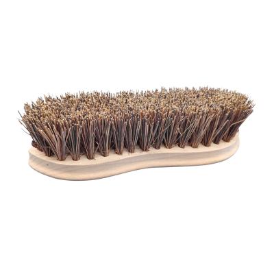 China Sustainable Wood Handle Scrub Cleaning Floor Brush For Stubborn Stains Clean for sale