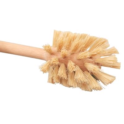 China COZIHOME 100% Long Handle Bottle Brush Sludge Sustainable Eco-Friendly Waste Free Wooden Cleaning Brushes With Tampico Bristle for sale