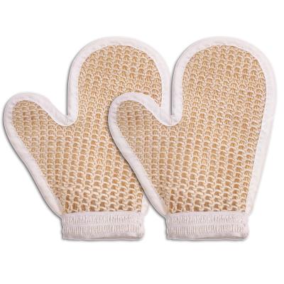 China All Natural Plant Fiber Sisal Exfoliating Glove Bulk Bath Magic Glove for sale