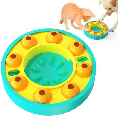 China Non-Automatic Dog Rolls Slow Feeder, Puzzle Toys Food Dispenser Bowl for Small Medium Puppies Cats, Non Slip Pet Feeding Bowl for sale