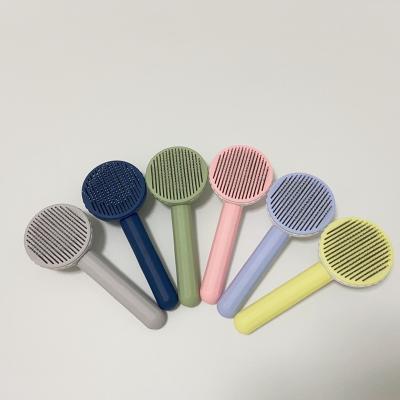 China Pet Hair Removal Comb Pet Needle Comb Stocked Hair Brushes for sale