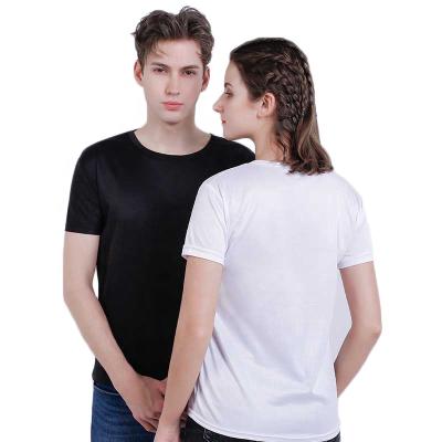 China Wholesale QUICK DRY Round Neck White Quick-Drying Unisex T-Shirt for sale