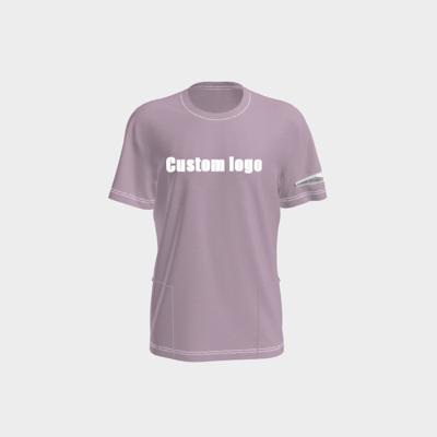 China Custom Logo Blank Plain Unisex Printing Anti-Wrinkle 100% Cotton T-Shirt for sale