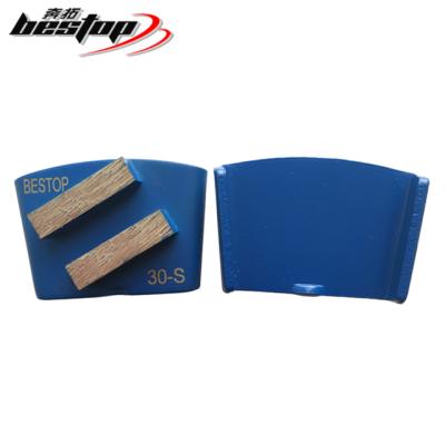 China For Hard Concrete Floor Grinding HTC Diamond Floor Grinding Blades 30# Soft Bond For Hard Concrete for sale