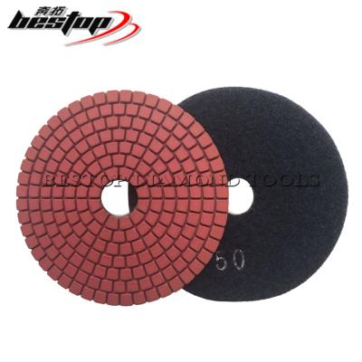 China High Performance 4 Inch Diamond Wet Abrasive Polishing Pads Economical The Home Depot for sale