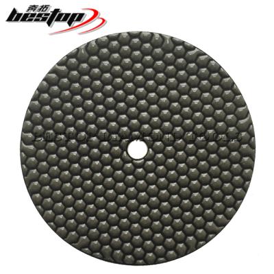 China High Efficiency Diameter 180mm Diamond Dry Polishing Pad for Marble for sale