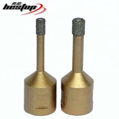 China Durable Vacuum Welded Diamond Core Drill Bits for Marble and Glass for sale