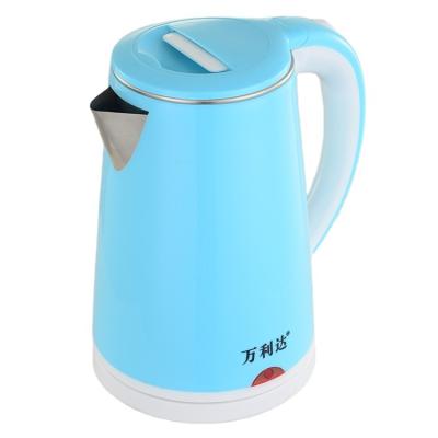 China 360 Degree Base Double Layer 2.3L Commercial Plastic Plastic Electric Water Kettle for sale