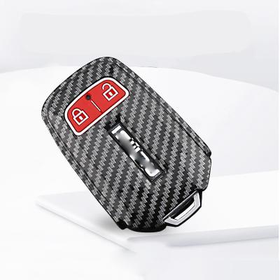 China Luxury applicable to Isuz smart key cover carbon fiber muXMu-xD-MAXCar key case chain bag for sale