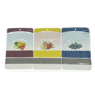 China Custom Safety Mylar Bags Window Child Proof Zipper Bag Smell Proof Holder Up Mylar Tote Bag for sale