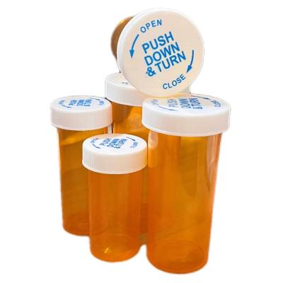 China Medicine 6 8 13 40 Top Bottle Vial Plastic Pill Bottles 60 Drachma Pop Medical Containers for sale