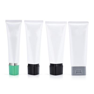 China Recyclable Soft Cosmetic For Cosmetic Plastic Soft Tube Detergent Sunscreen Packaging Squeeze Tube Facial Soft Flip Cap Plastic Tube for sale