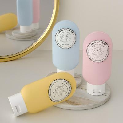 China Recyclable Cosmetic Plastic Air Extrusion Facial Lotion Gel Bath Shampoo Tube Packaging Tube Cosmetic Packaging Material for sale