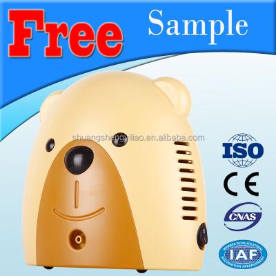 China Cute Kids Cartoon Animal Bear Compressor Nebulizer System For Home Use for sale