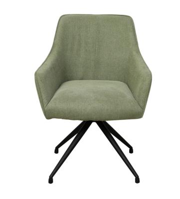 China Green Comfortable Modern Leather Dining Chair Easily Wiped Down For Living Room for sale