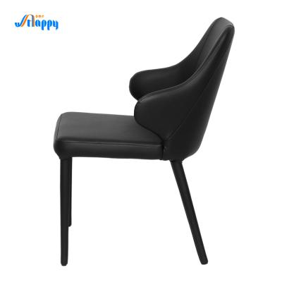 China Easily Wiped Down Upholstered Modern Leather Chair Stain Resistant Dc-7525 for sale