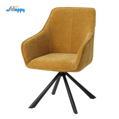 China Upholstered Modern Swivel Dining Chairs Long Lasting With Low Back Dc-7536 for sale