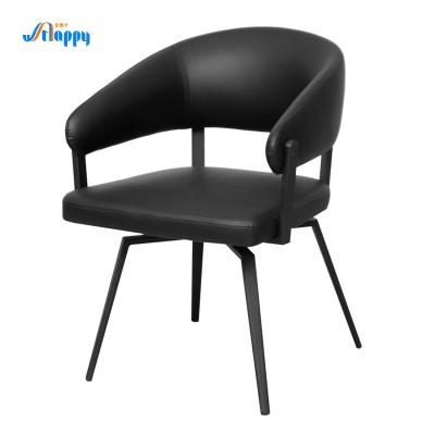 China Easy To Clean Modern Swivel Chair Impact Resistant With Iron Base Dc-7531 for sale