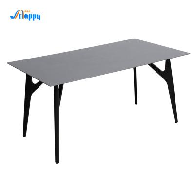 China 1500mm length Ceramic Top Dining Table Long Lasting With RTA Design DT-988 for sale