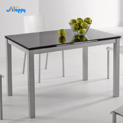 China Fácil de limpiar el vidrio de la mesa de comedor tipo RTA Muebles con 170 cm de longitud DT-914-110 en venta