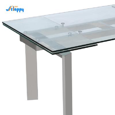 China 900mm Breite Ausdehnbares Glas-Tisch DT-31120 Kratzfeste zu verkaufen