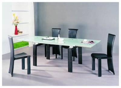 China Tabla de comedor contemporánea de 90 cm de ancho Blanco extensible DT-887 para uso doméstico en venta