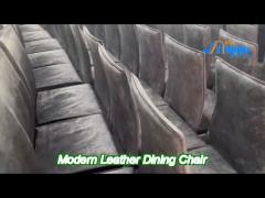 modern style leather dining chair easy to clean for hotel use dc-7539