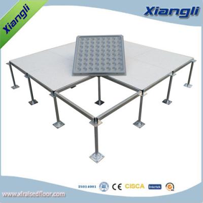 China FS662 Cement infill steel raised floor PVC finish,610mmX610mmX35mm for sale