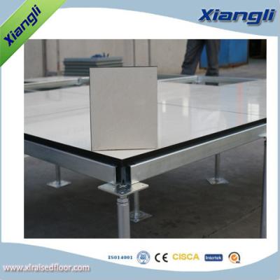 China FS800 Cement infill steel raised floor PVC finish,610mmX610mmX35mm for sale