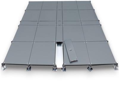 China Trunking Bare Steel Computer Room Raised Floor Tiles Corrosion Prevention for sale