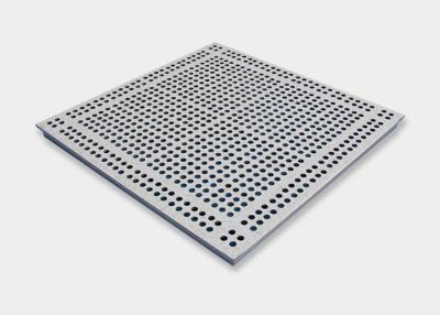 China 25% Air Rate Aluminum Perforated Raised Floor Tiles with Adjustable Pedestal for sale