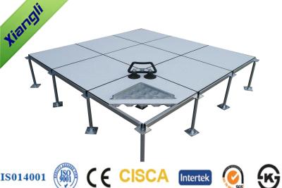 China Anti Abrasion Shockproof Steel Raised Floor 610mmX610mmX35mm for sale