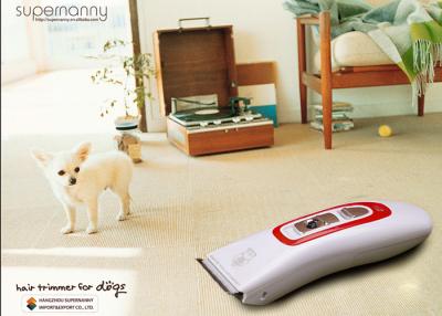 China Professional Cat / Dog Pet Hair Clippers , Ni-CD Battery Electric Hair Clipper for sale